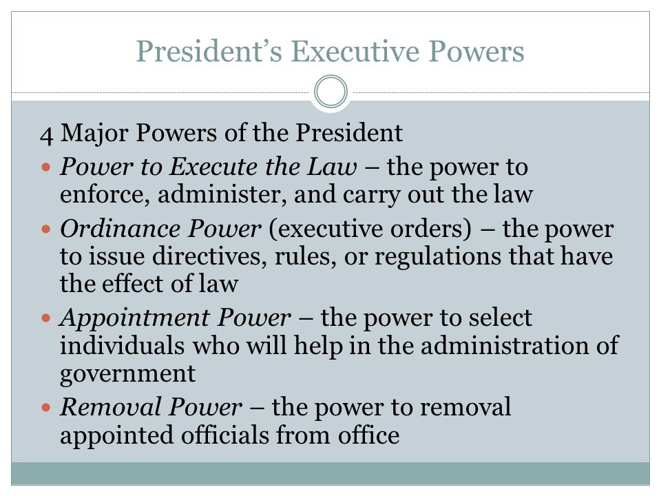 Executive order